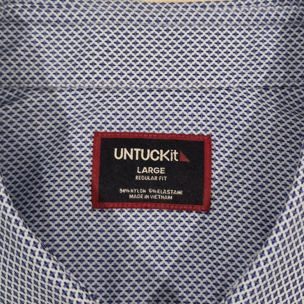 Untuckit Performance Regular Fit Button Down L - image 3